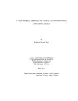 A computational approach for comparative oncogenomics using mouse models