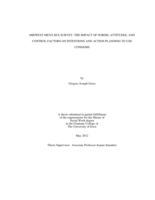 Midwest men's sex survey: the impact of norms, attitudes, and control factors on intentions and action planning to use condoms