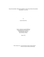 Tejano Rangers: The Development and Evolution of Ranging Tradition, 1540-1880