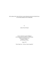 Inflammation and central pain sensitization in Interstitial Cystitis/Bladder Pain Syndrome