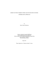 Design of wind turbine tower and foundation systems: optimization approach