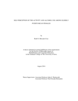 Self-perception of the activity and alcohol use among elderly Puerto Rican females