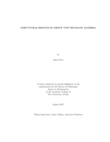 Structural results in group von Neumann algebra
