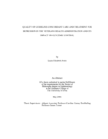 Quality of guideline-concordant care and treatment for depression in the Veterans Health Administration and its impact on glycemic control