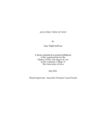 An iconic view of text