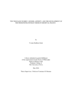 'Ten thousand women': gender, affinity, and the development of the Premonstratensian order in medieval France