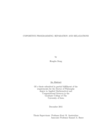 Copositive programming: separation and relaxations
