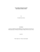 Outcomes of heart failure discharge instructions