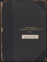 Tests of an internally-fired boiler