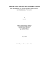 The Effects of Conformation and Aggregation on the Pharmaceutical Chemistry Properties of Lipopeptide (Daptomycin)