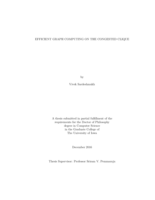 Efficient graph computing on the congested clique