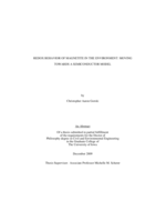 Redox behavior of magnetite in the environment: moving towards a semiconductor model