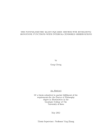 The nonparametric least-squares method for estimating monotone functions with interval-censored observations
