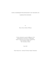 Novel techniques for estimation and tracking of radioactive sources