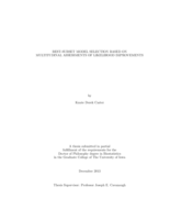 Best-subset model selection based on multitudinal assessments of likelihood improvements