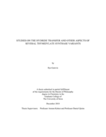 Studies on the hydride transfer and other aspects of several thymidylate synthase variants