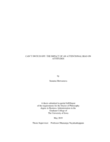 Can’t switch off: the impact of an attentional bias on attitudes