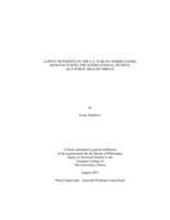 Latent TB positive in the U.S. war on tuberculosis: manufacturing the international student as a public health threat