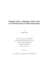 Mosquito popper: a multiplayer online game for 3D human body scan data segmentation