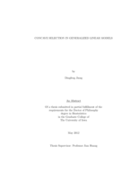 Concave selection in generalized linear models