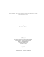 Regularized methods for high-dimensional and bi-level variable selection