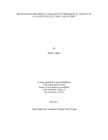 Image repair and media coverage following sexual assault in college athletics: two case studies