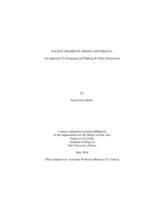 Facets, segments, bends and swells: an approach to designing and making in three dimensions