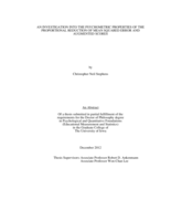 An investigation into the psychometric properties of the proportional reduction of mean squared error and augmented scores