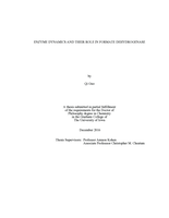 Enzyme dynamics and their role in formate dehydrogenase