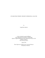 Dynamic field theory applied to fMRI signal analysis