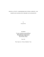 Physical activity, cardiorespiratory fitness, adiposity, and cardiovascular health in children and adolescents