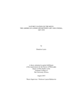 Nature's nation on the move: the American landscape between art and cinema, 1867-1939