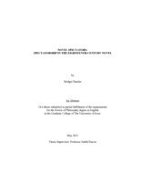Novel spectators: spectatorship in the eighteenth-century novel