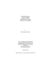 Exploring rural Latino/a middle school student perceptions of their futures and careers