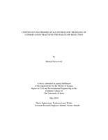 Continuous watershed-scale hydrologic modeling of conservation practices for peak flow reduction