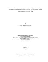 Silver screen slashers and psychopaths: a content analysis of schizophrenia in recent film
