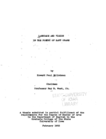 Language and vision in the poetry of Hart Crane