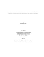 Partisan politics and corporate tax competition for foreign investment