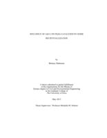 Influence of As(V) on Fe(II)-catalyzed Fe oxide recrystallization