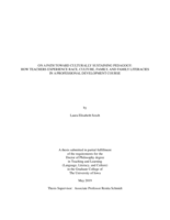 On a path toward culturally sustaining pedagogy: how teachers experience race, culture, family, and family literacies in a professional development course