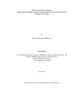 Dental service areas: methodologies and applications for evaluation of access to care