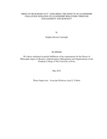 Fired up or burned out? Exploring the effects of leadership challenge demands on leadership behaviors through engagement and burnout