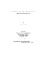 Computational approaches to the study of human trypanosomatid infections
