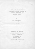 A study of the relation of school standing to the social activities and amusements of the boys in an Iowa high school