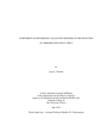 Comparison of bioaerosol collection methods in the detection of airborne influenza virus