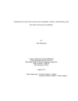 Portraits of second language learners: agency, identities, and second language learning