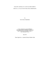 Creating abstractly and teaching simply insects: a collection in multiple dimensions