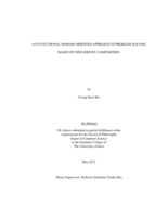 An evolutional domain oriented approach to problem solving based on web service composition