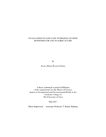 Evaluation of low-cost hydrogen sulfide monitors for use in agriculture