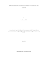 Improved modeling and optimal control of an electric arc furnace